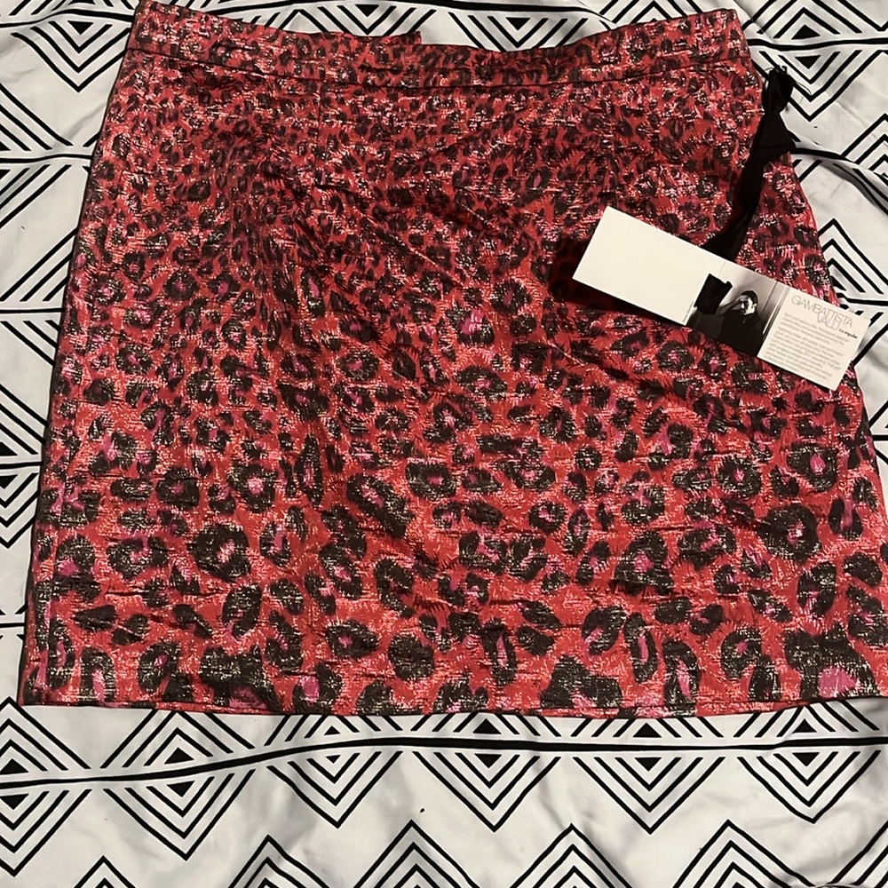 Pink Cheetah Print skirt NWT(new with tag)